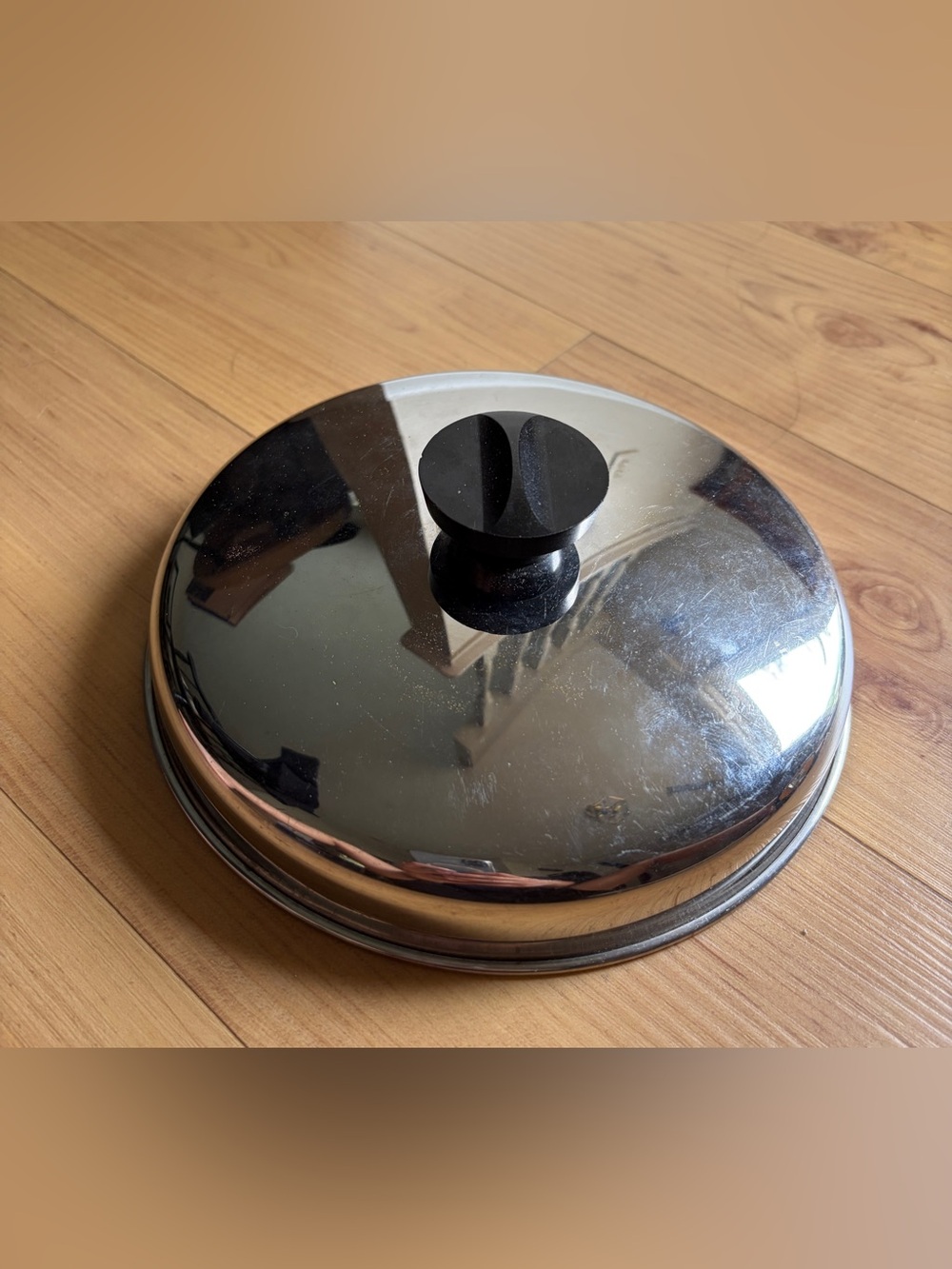 Vintage Revereware/Farber ware Stainless Steel Replacement Lid 7.5 inches